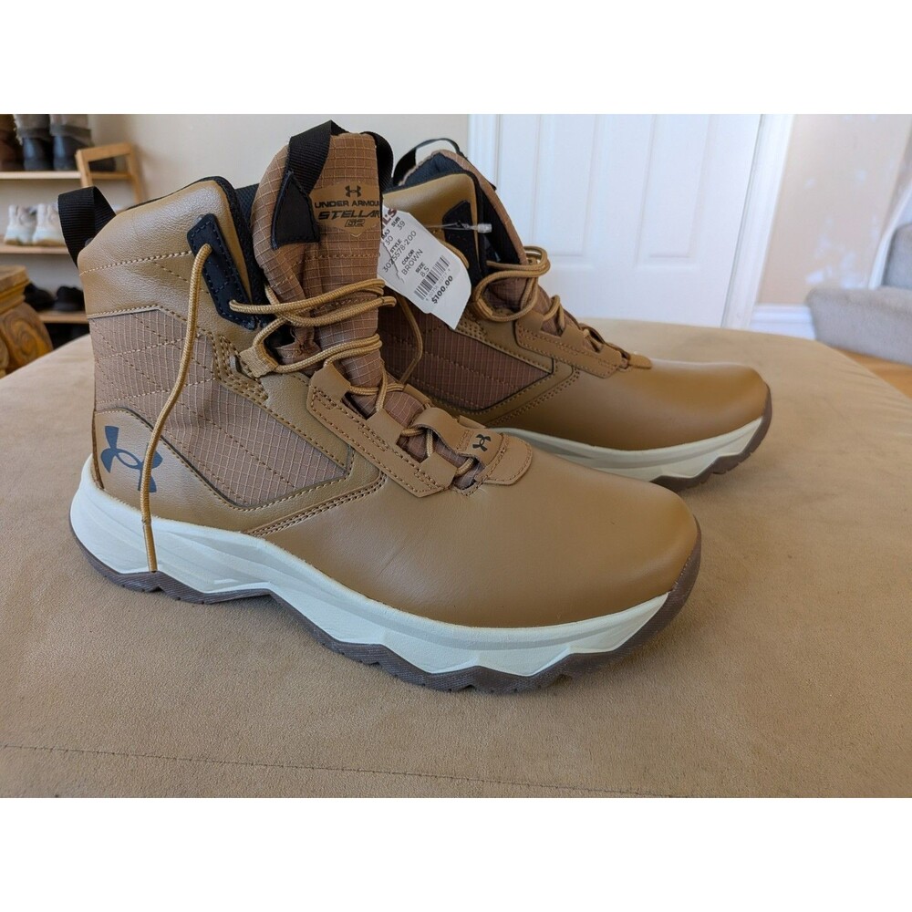 Under Armour UA Stellar G2 6" Boots Tactical Brown Mens Boot Size 9.5